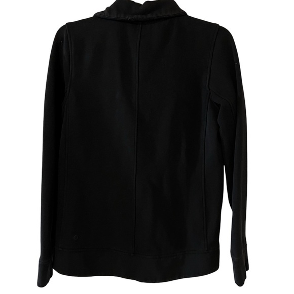 Lululemon Fleece To Be True Jacket Mock Neck Black 2 quilted athletic yoga - Picture 9 of 14